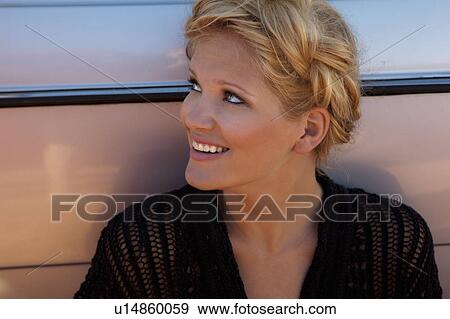 Stock Photo - Girl Smiling. Fotosearch