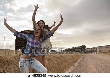 Girls happy View Large Photo Image Stock Photography - Girls happy. Fotosearch