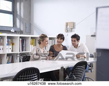 Group meeting in Architect office View Large Photo Image Stock Photo - Group meeting in Architect office. Fotosearch