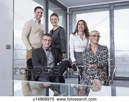 Stock Photography - Group Meeting. Fotosearch