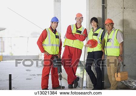Group of building workers View Large Photo Image Picture - Group of building workers. Fotosearch