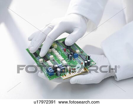 Hands holding circuit board View Large Photo Image Stock Image - Hands holding circuit board. Fotosearch