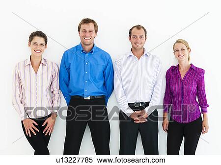 Stock Photography - Happy business team. Fotosearch