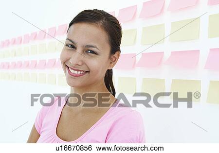 Stock Photograph - Happy businesswoman. Fotosearch