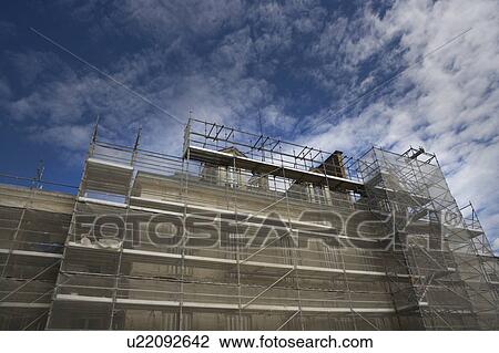 Stock Image - House in construction. Fotosearch