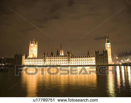 Houses of Parliament and Big Ben, night View Large Photo Image Stock Image - Houses of Parliament and Big Ben, night. Fotosearch