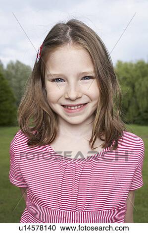 Stock Image - Kids in Garden. Fotosearch