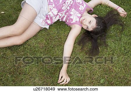 Stock Photo - Kids in Garden. Fotosearch