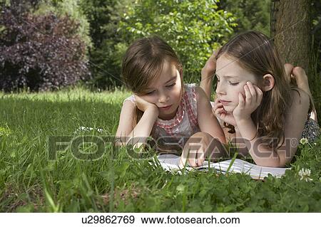 Kids in Garden View Large Photo Image Stock Photo - Kids in Garden. Fotosearch