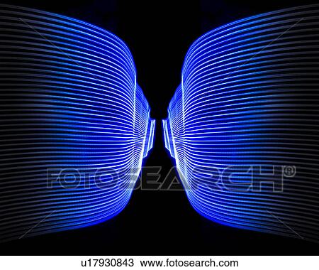 Stock Image - Light stripes. Fotosearch