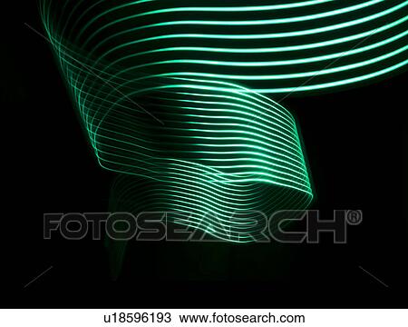 Stock Image - Light stripes. Fotosearch