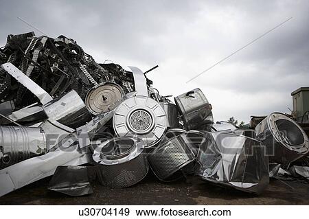 Metal for recycling View Large Photo Image Stock Photo - Metal for recycling. Fotosearch