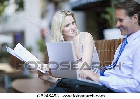 Office work in a park View Large Photo Image Stock Image - Office work in a park. Fotosearch