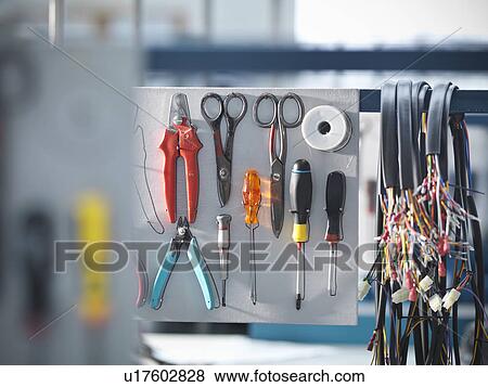 Organised tools and cables View Large Photo Image Stock Photo - Organised tools and cables. Fotosearch