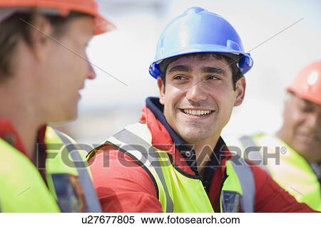 Portrait of a building worker View Large Photo Image Stock Photography - Portrait of a building worker. Fotosearch