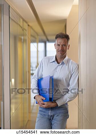 Stock Image - Portrait of a business man. Fotosearch