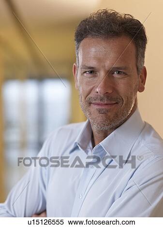 Stock Photography - Portrait of a business man. Fotosearch