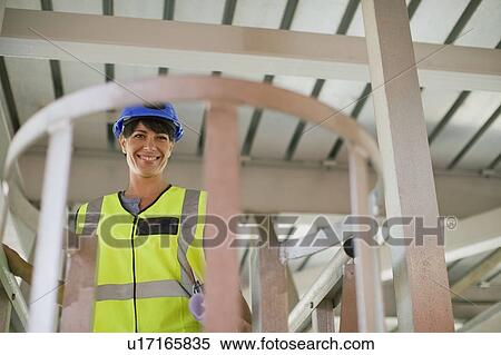Stock Photography - Portrait of a female architect. Fotosearch