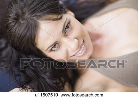 Stock Image - Portrait of a woman. Fotosearch
