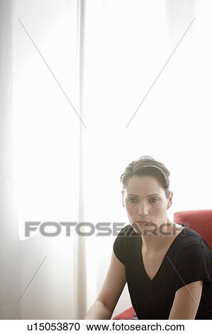 Stock Image - portrait of a woman. Fotosearch