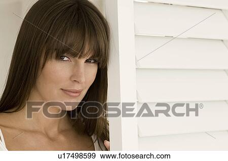 Portrait of a woman View Large Photo Image Stock Photo - Portrait of a woman. Fotosearch