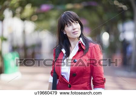 Stock Photo - Portrait of a woman. Fotosearch