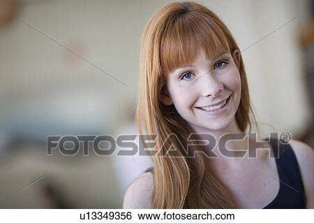 Stock Photograph - Portrait of a woman. Fotosearch