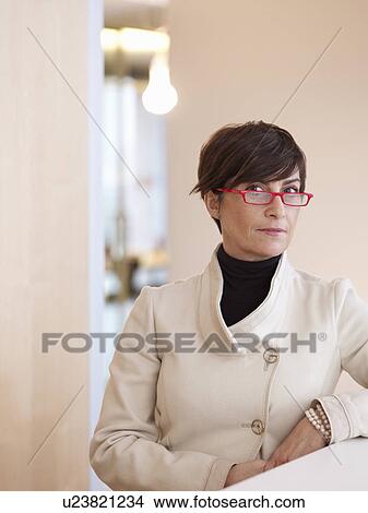 Picture - Portrait of business Woman. Fotosearch