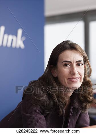 Stock Image - Portrait of Business Woman. Fotosearch