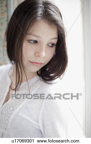 portrait of teenage girl View Large Photo Image Stock Image - portrait of teenage girl . Fotosearch