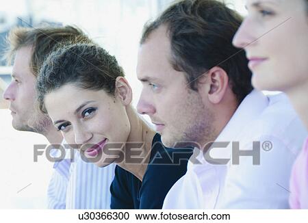 Portrait of woman in line up View Large Photo Image Stock Image - Portrait of woman in line up. Fotosearch
