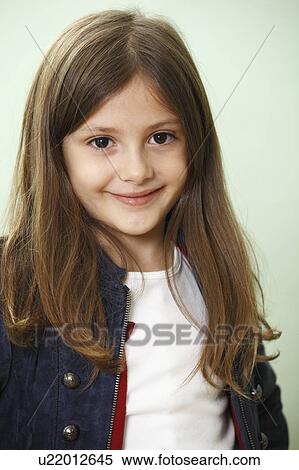 Stock Photography - portrait of young girl. Fotosearch