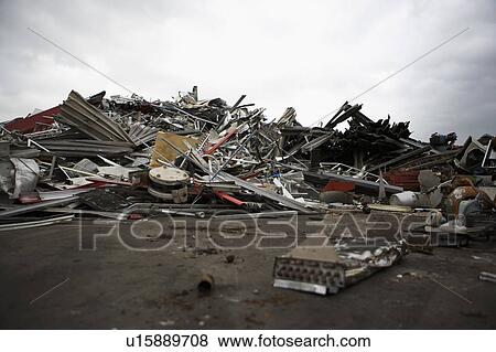 Recycling site View Large Photo Image Stock Photo - Recycling site. Fotosearch