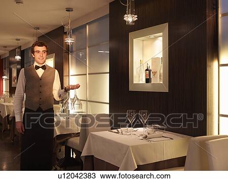 Restaurant Waiter View Large Photo Image Stock Image - Restaurant Waiter. Fotosearch