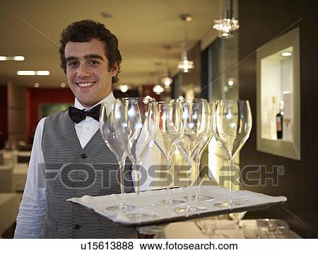 Restaurant Waiter View Large Photo Image Stock Photo - Restaurant Waiter. Fotosearch