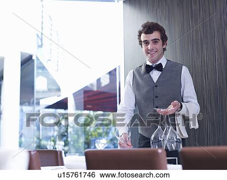 Restaurant Waiter View Large Photo Image Stock Photograph - Restaurant Waiter. Fotosearch
