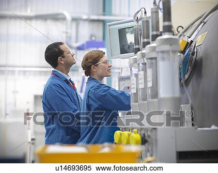 Scientists work with vacuum tank View Large Photo Image Stock Photography - Scientists work with vacuum tank. Fotosearch
