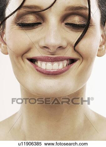 Stock Photography - Smiling Woman. Fotosearch