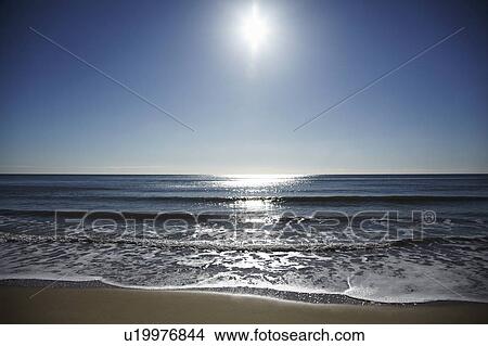 Picture - Sunny beach and sea landscape. Fotosearch