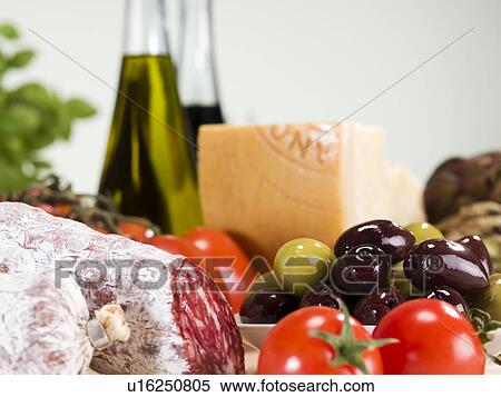 Table of Italian food View Large Photo Image Stock Photography - Table of Italian food. Fotosearch