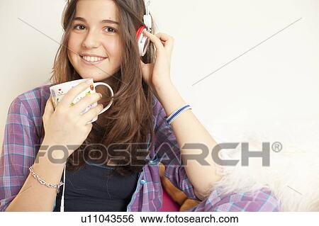 teenage girls laughing in pajamas View Large Photo Image Stock Photograph - teenage girls laughing in pajamas. Fotosearch