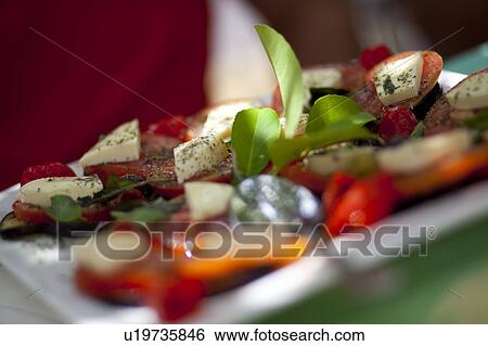 Tomatoes and mozzarella View Large Photo Image Stock Photograph - Tomatoes and mozzarella. Fotosearch