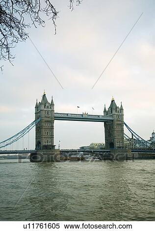 Tower Bridge and the River Thames View Large Photo Image Stock Photography - Tower Bridge and the River Thames. Fotosearch