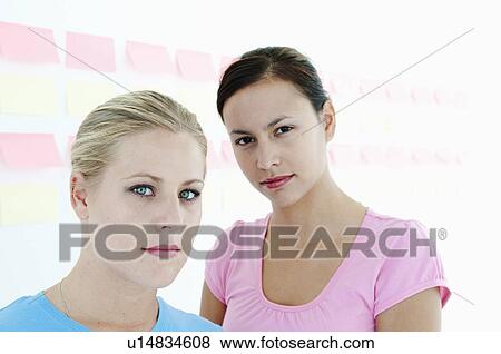 Two business women View Large Photo Image Stock Photo - Two business women. Fotosearch