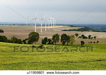 Windfarm landscape View Large Photo Image Stock Image - Windfarm landscape. Fotosearch