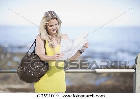 Woman on a holyday trip View Large Photo Image Stock Photo - Woman on a holyday trip. Fotosearch