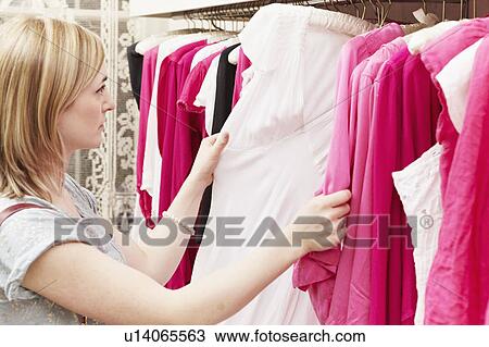 Stock Image - Woman Shopping. Fotosearch