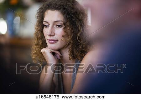 Woman thinking View Large Photo Image Stock Photograph - Woman thinking. Fotosearch