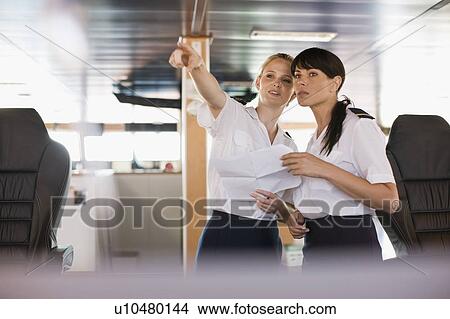 Women at work on a ship View Large Photo Image Picture - Women at work on a ship. Fotosearch