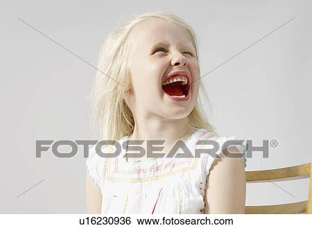young girl laughing View Large Photo Image Stock Photograph - young girl laughing. Fotosearch